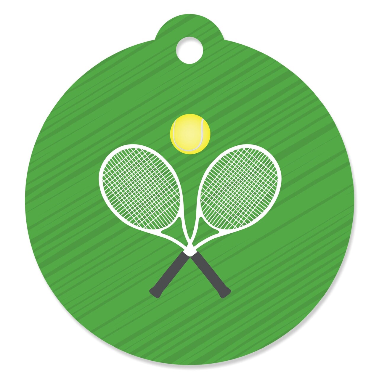 Big Dot of Happiness You Got Served - Tennis - Baby Shower or Tennis Ball Birthday Party Favor Gift Tags (Set of 20)
